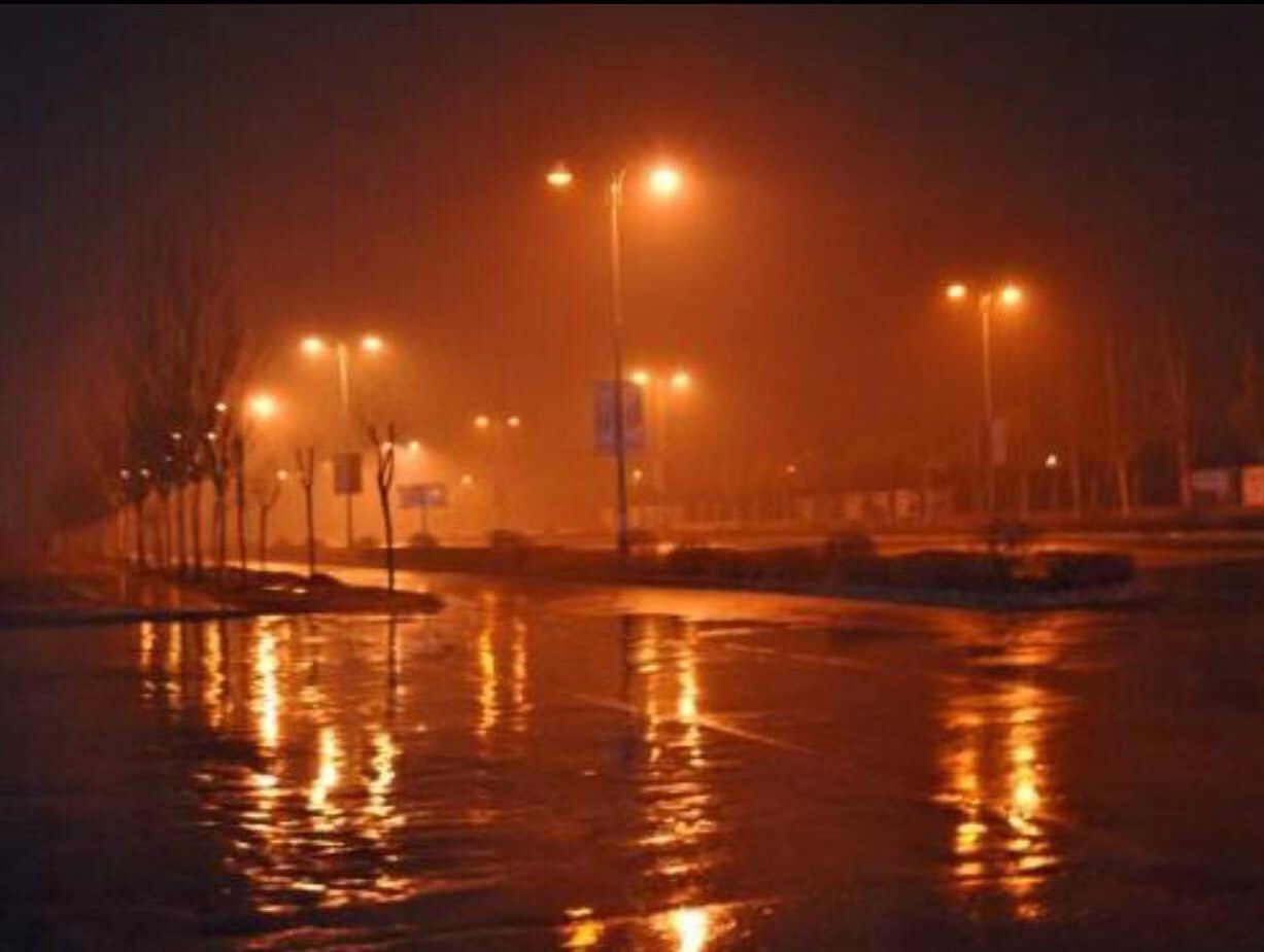 冬夜的雨