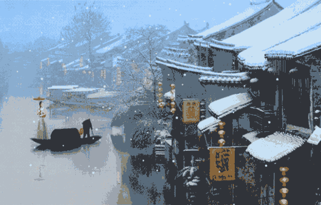 《水墨江南雪》文⊙水云间