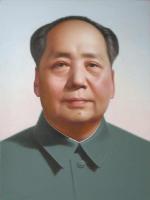 纪少华老师的作品《毛泽东与水》名家作品