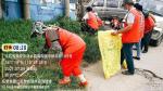 文明乡镇美环境     清理街道志愿忙