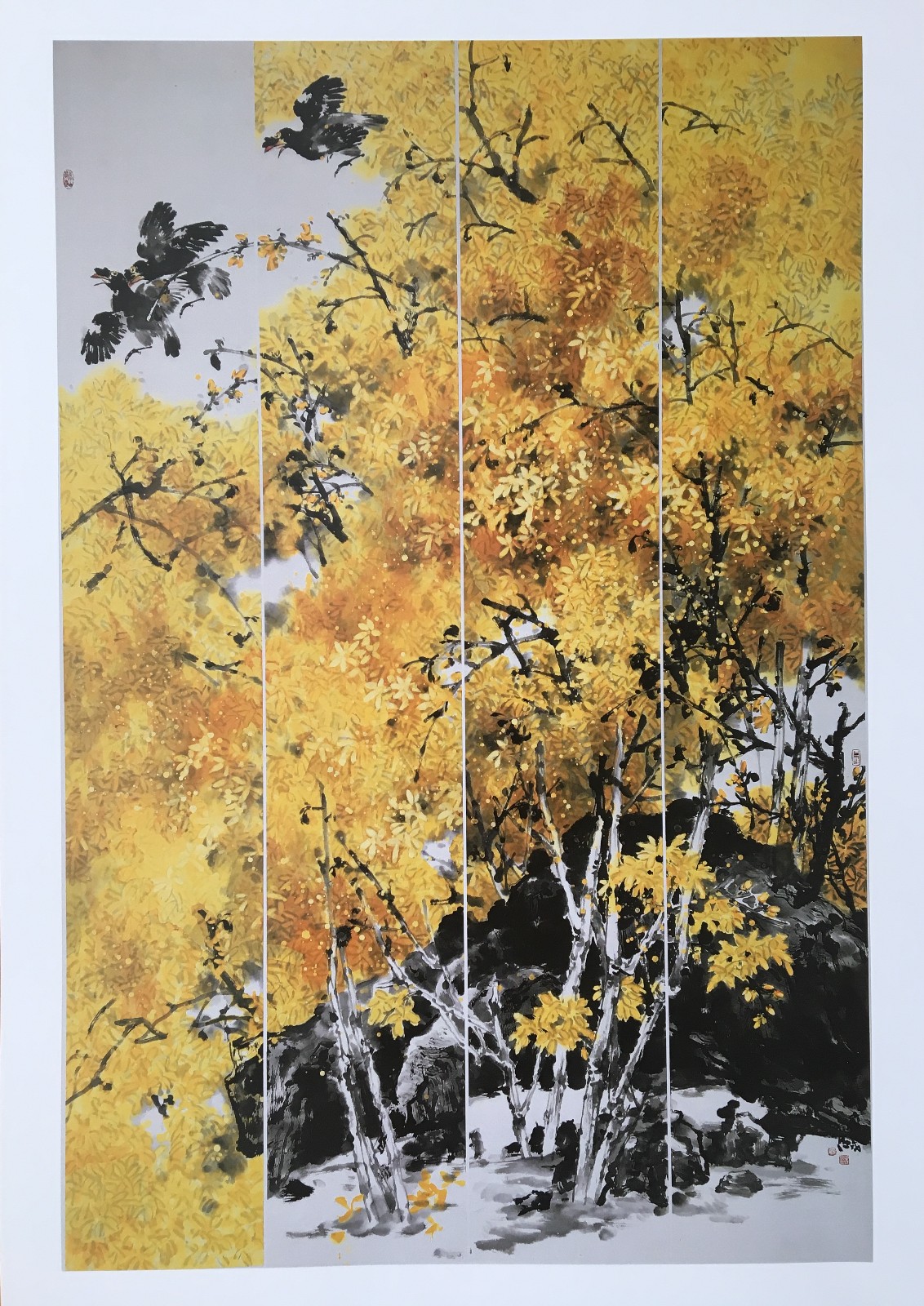 红门赏艺——岳介中花鸟网上作品展