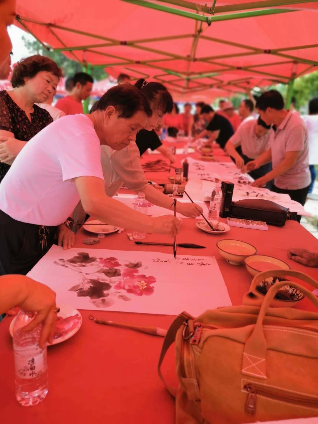 书法家董平立:"豫东孝心第一村"一日行